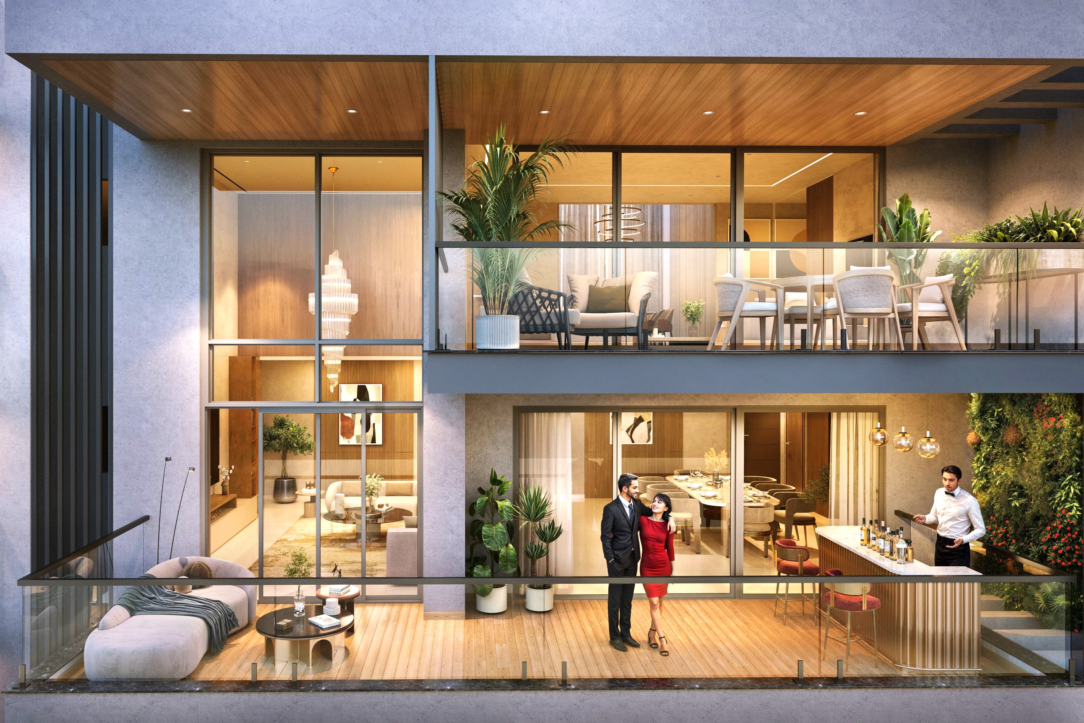 SNN Estates Duomont Double Height Balcony