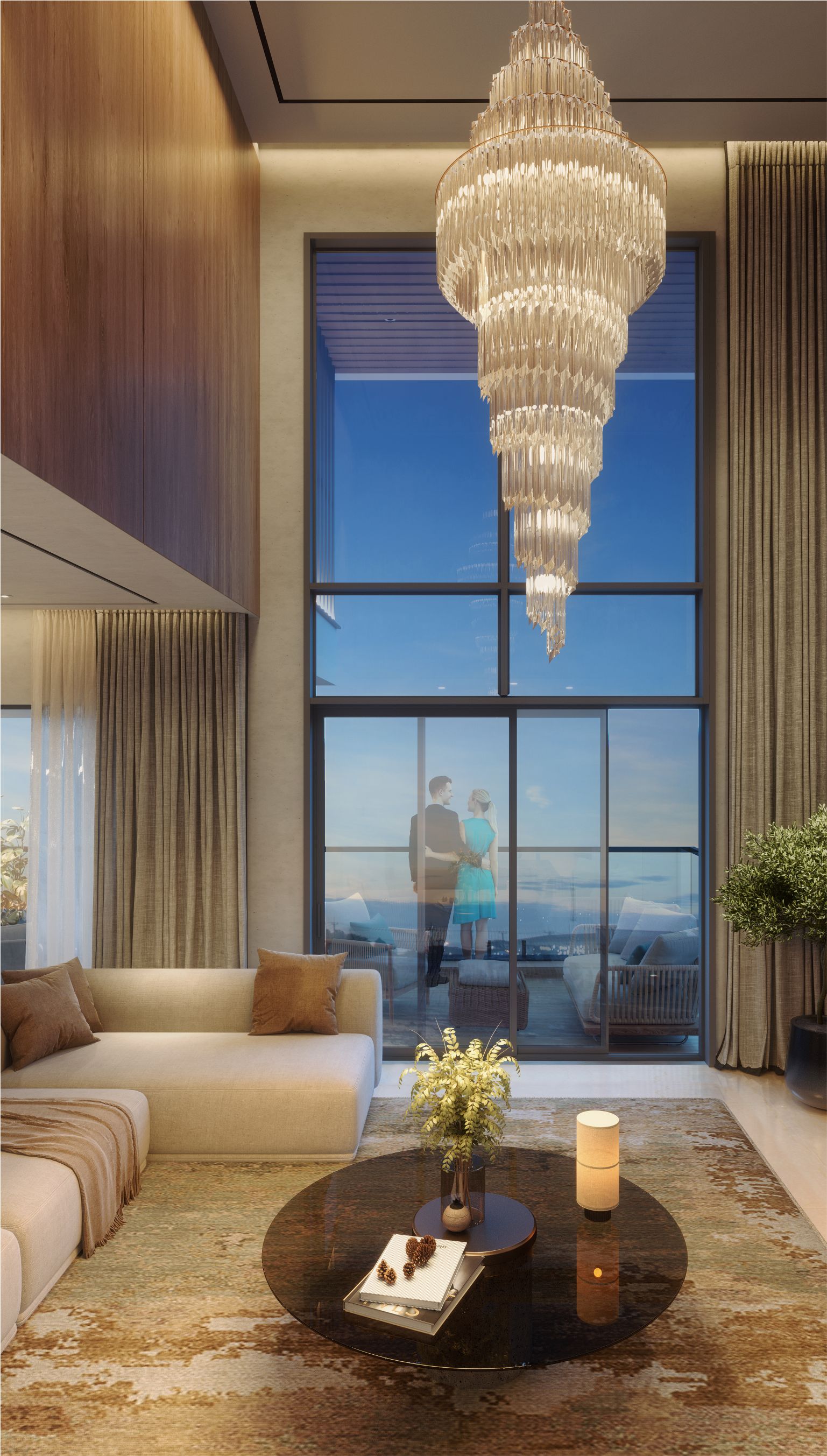 SNN Estates Duomont Double Height living room